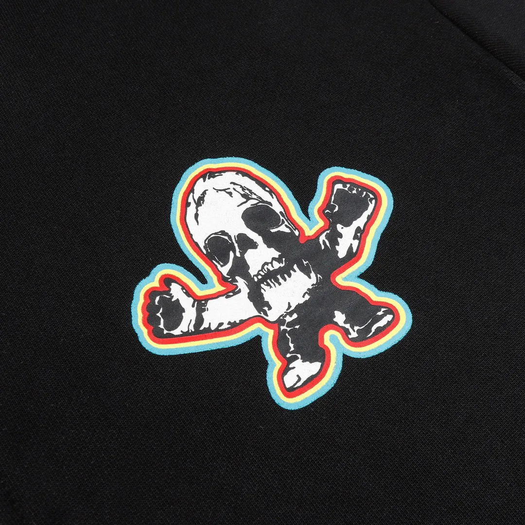 Q19—P230 -Chrome Hearts/Chrome Hearts printed zipper sweatshirt cardigan jacket -420 grams of high-density, high-quality wool, soft, delicate and skin-friendly, soft and silky to the touch, warm and skin-friendly -The hardware zipper accessories are all customized and full of details -Colour: black -Size: S M L XL